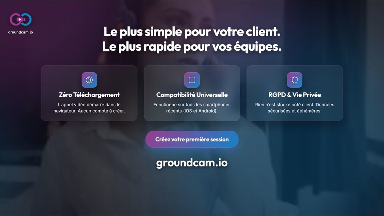 GroundCam pour le SAV & le Support Technique