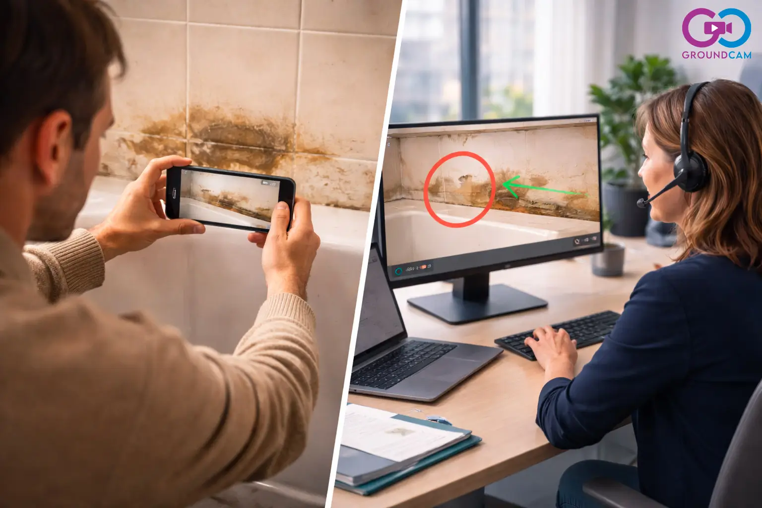 GroundCam para Seguros e Peritagens